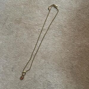 Gold Strawberry Necklace